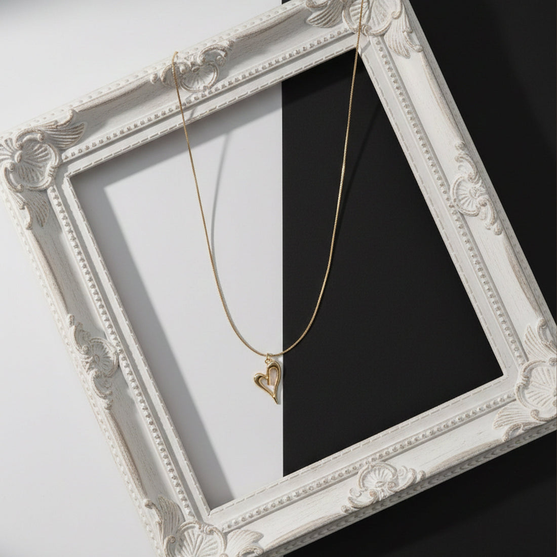 Gold-Toned Unclosed Love Accent Link Set GWN -62