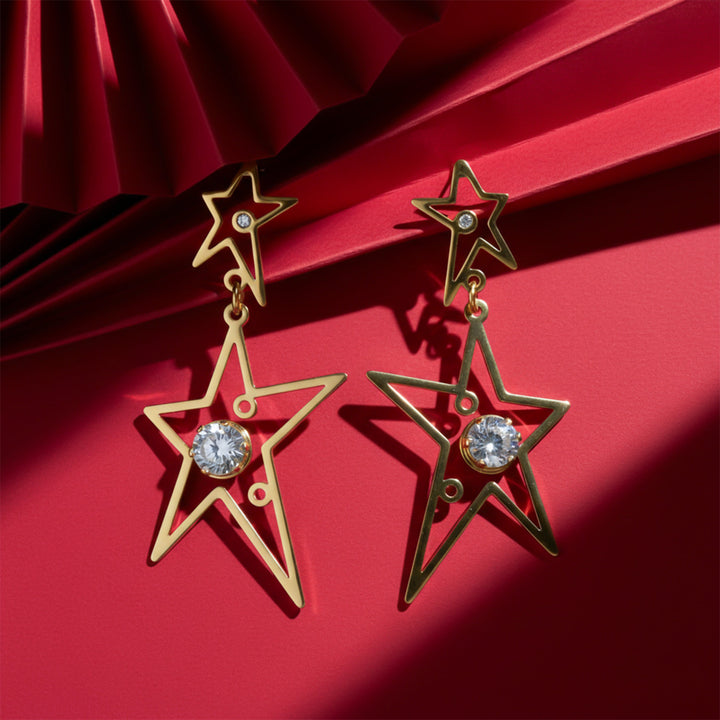 Celestial Celestial Dangle Ear Studs GWE -78