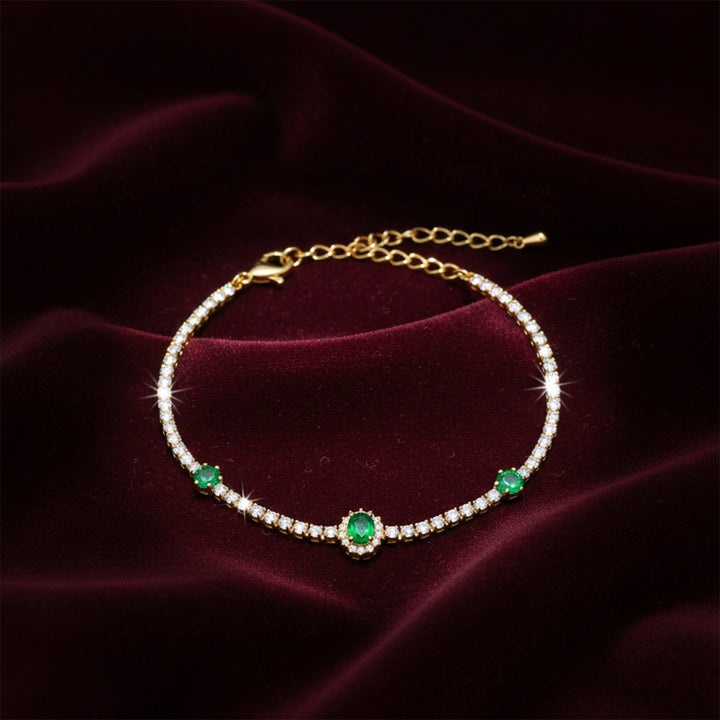 Gold Verde Encircled Line Kangan GWB -104