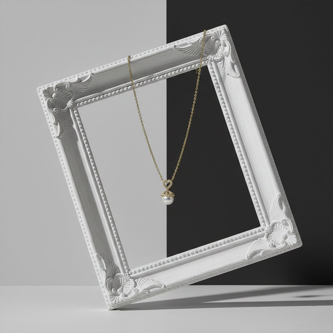 Gold Heart Necklace for women - Finora Jewels