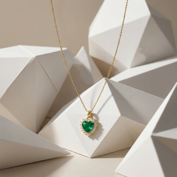 Verde Love Encircled Locket Link Set GWN -69