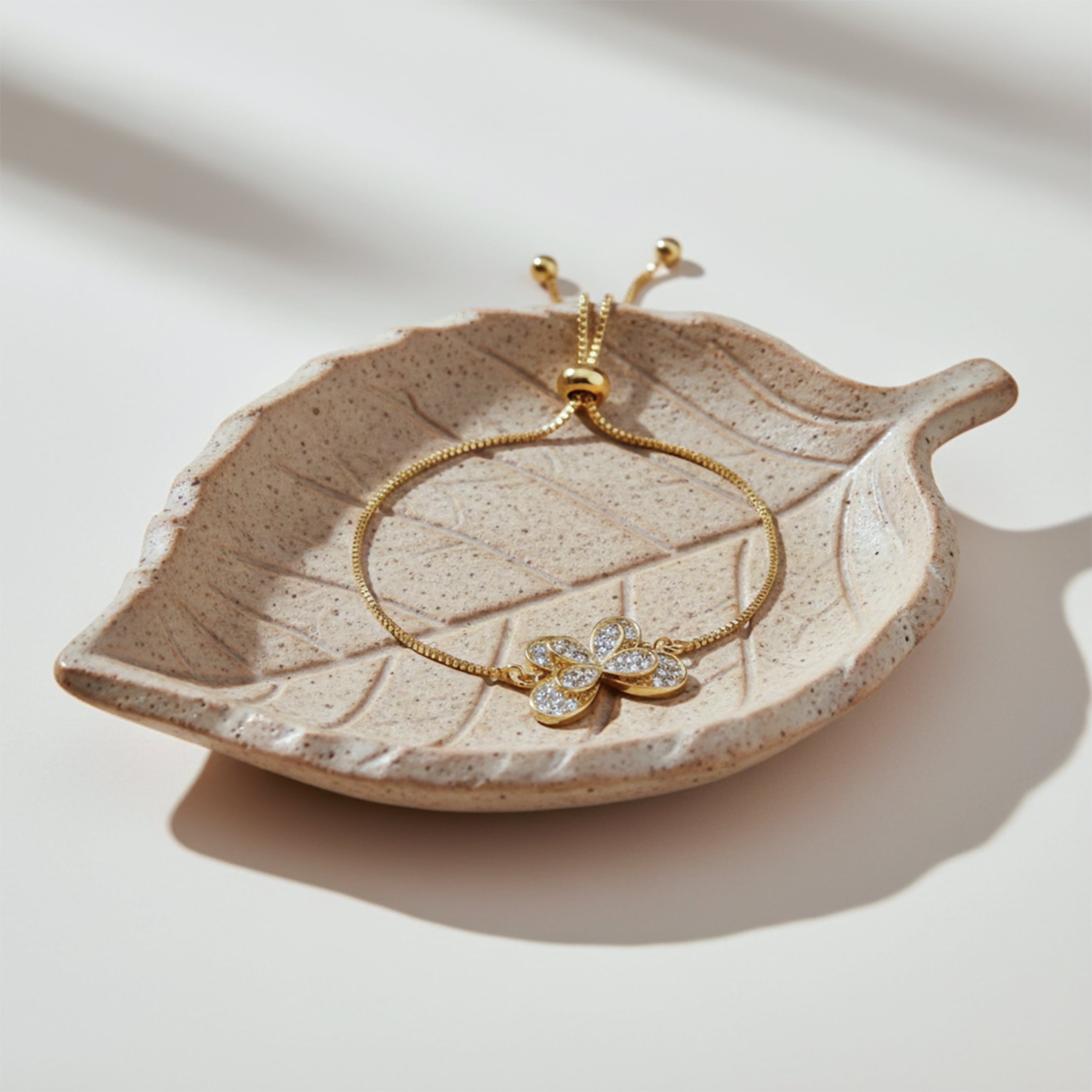 CZ Butterfly Earrings for women in Gold - Finora Jewels