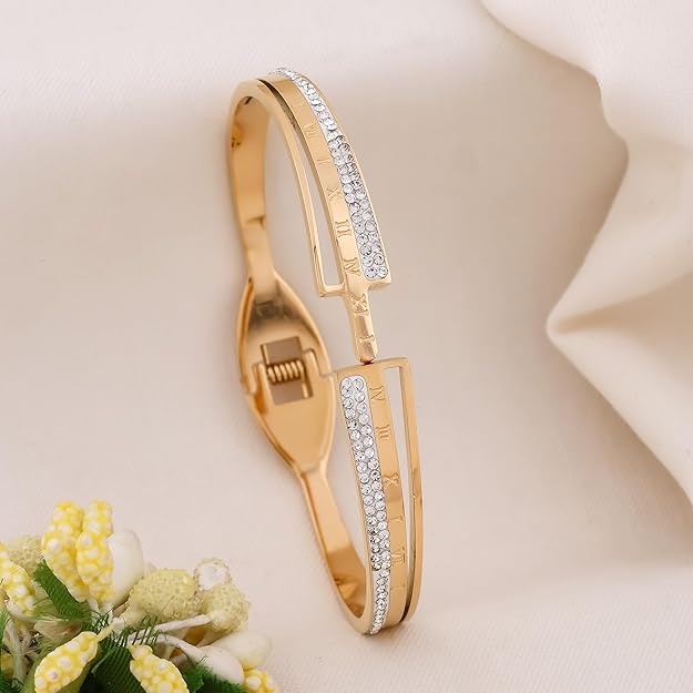 Aarohi gold pleted Zirconia Stone Wrap GWK -10