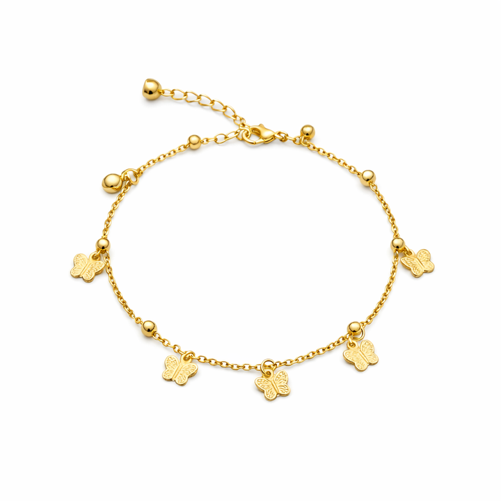 Gold Papillon Accent Payal GWA -56