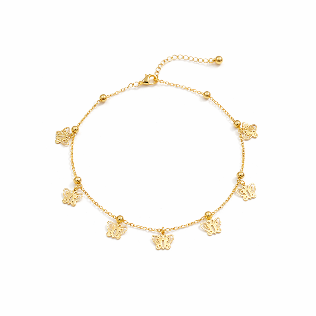 Gold Papillon Accent Payal GWA -49