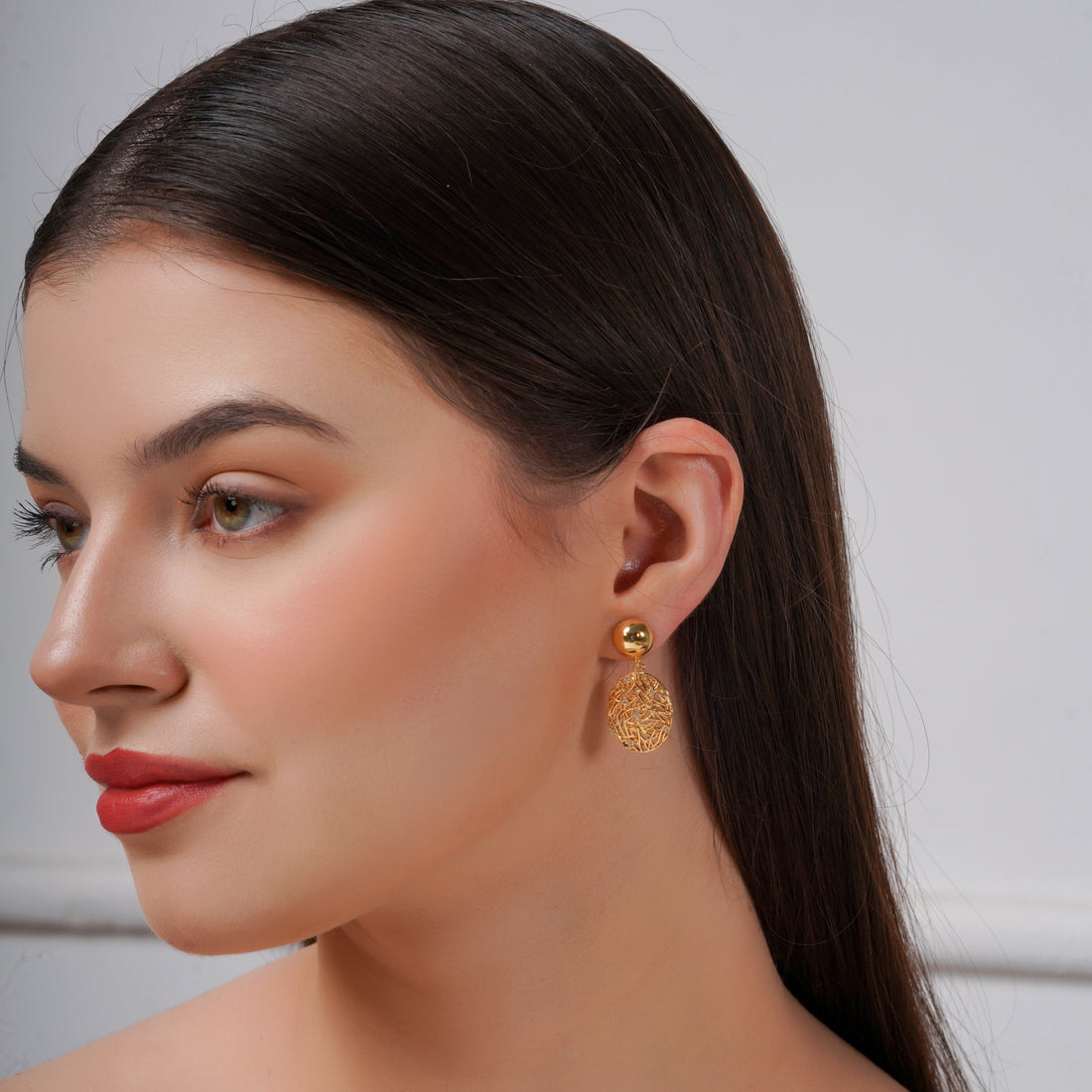 Sunora Weave Drops Ear Studs GWE -13