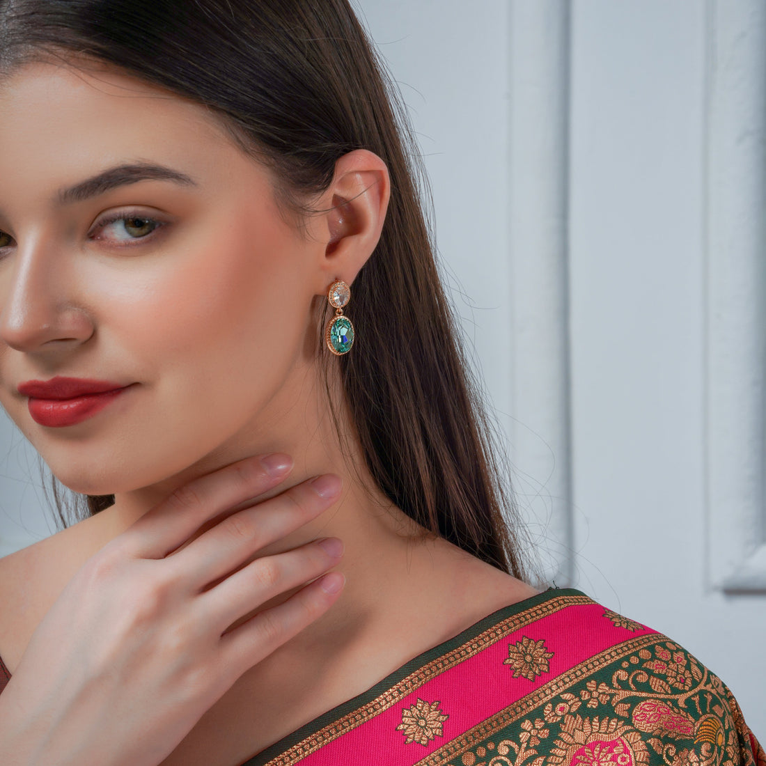 Jade Enchanted Elegance Earring GWE -49