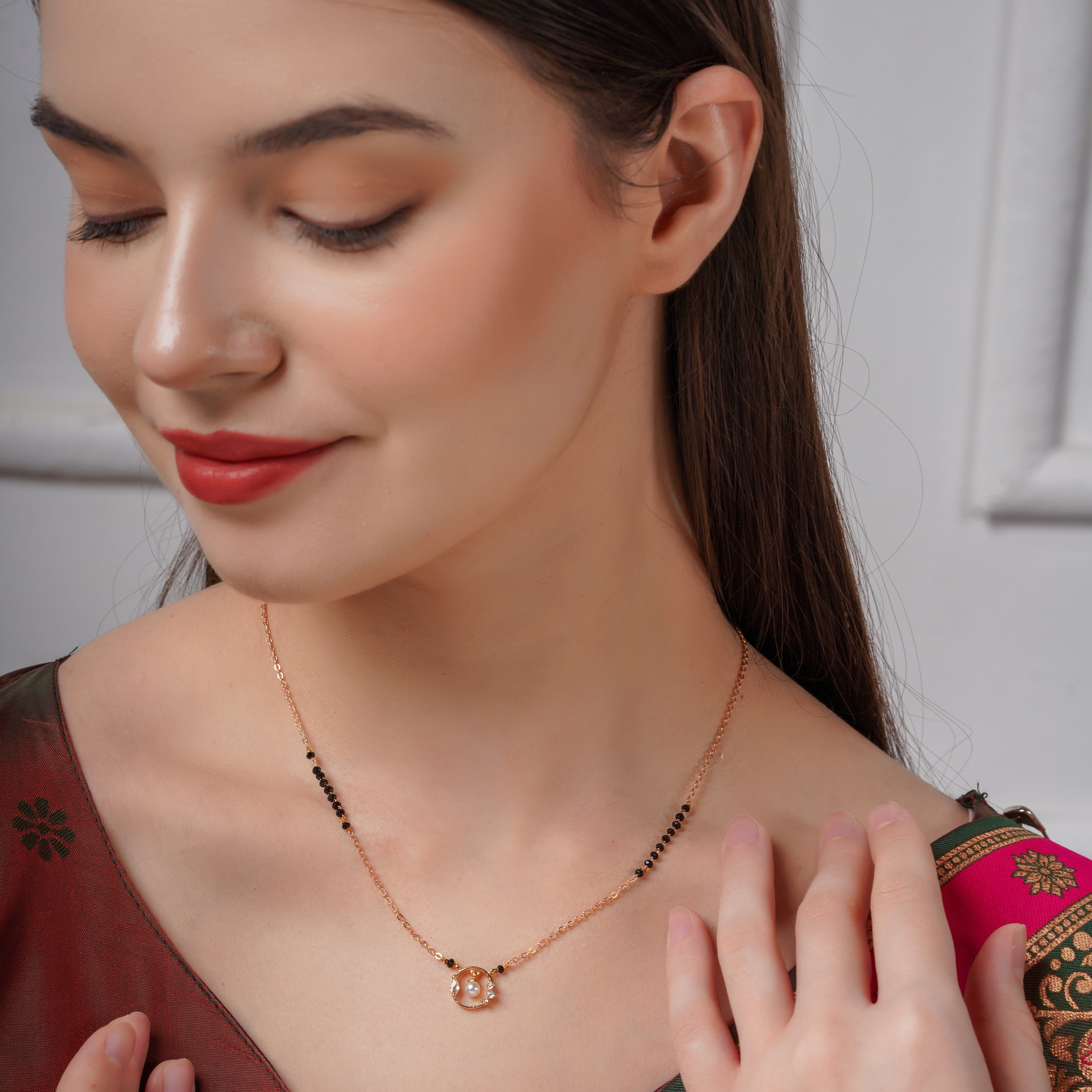 Diyela Gold Moti Women Mangalsutra GM -2