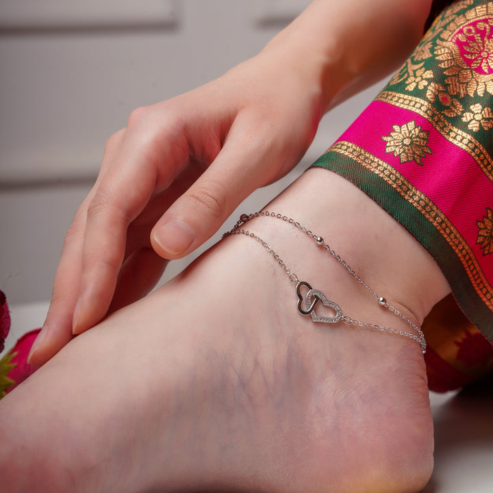 Interlocked Hearts Twin-Tier Payal GWA -18