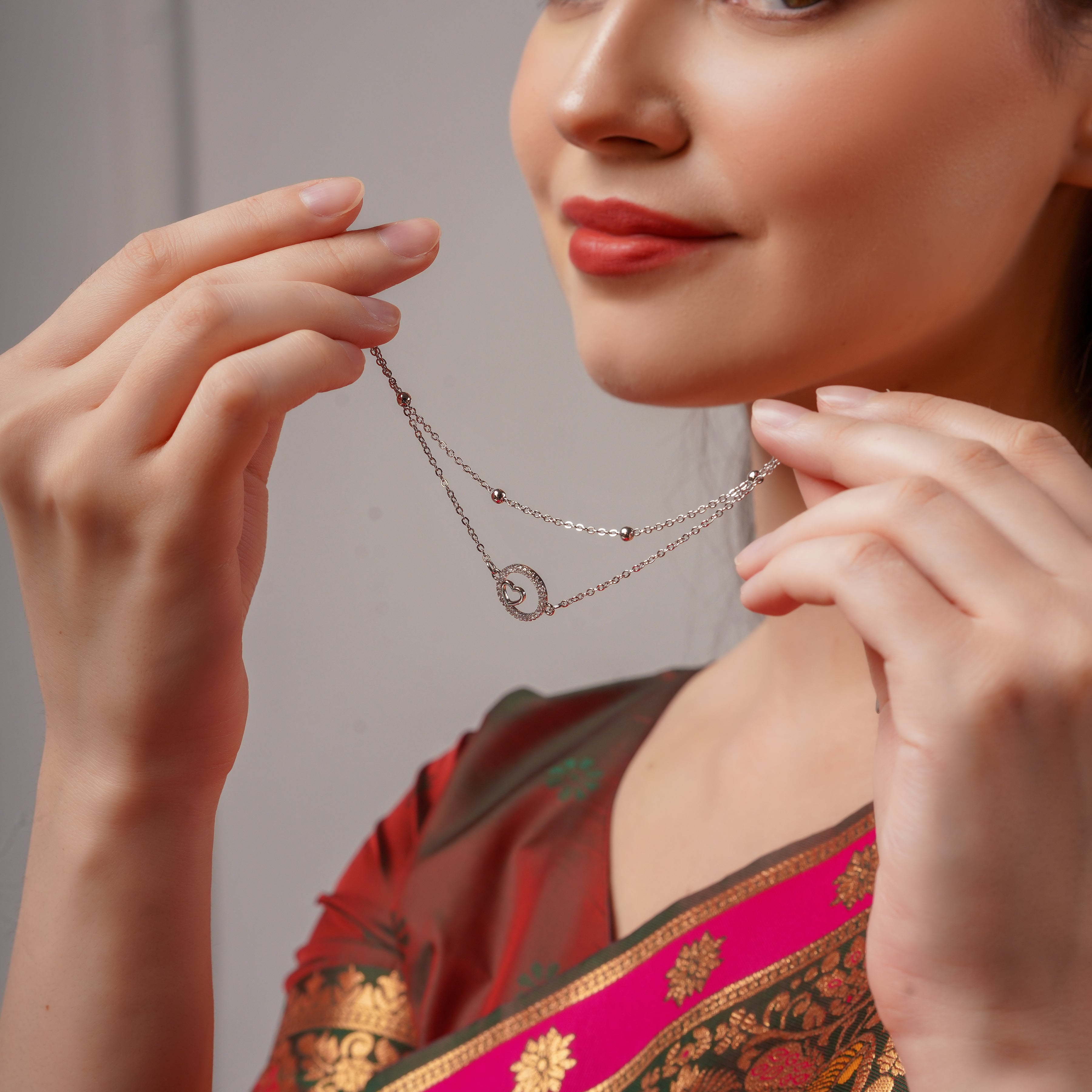 Circle of Love Silver Payal GWA -27