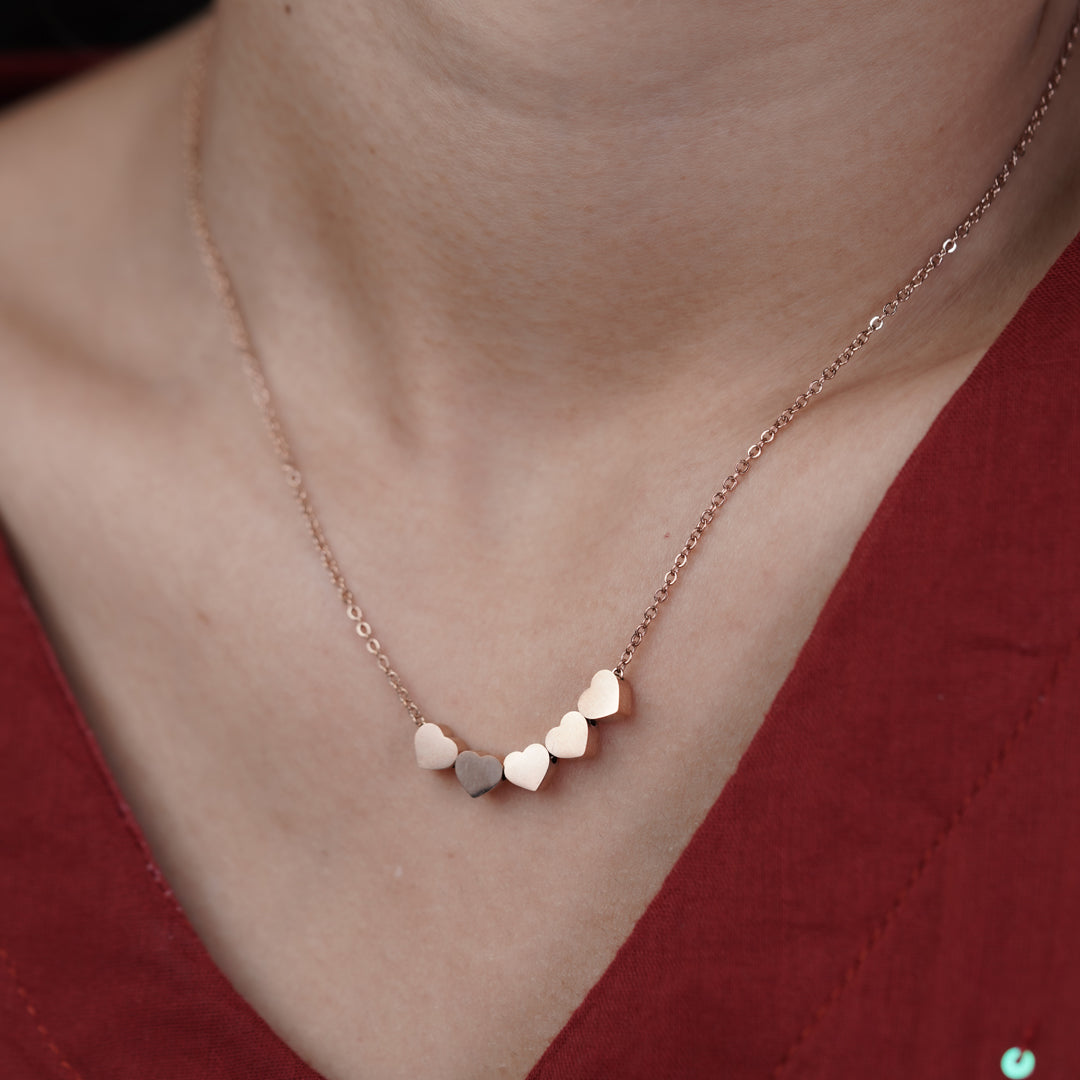 Bharati Rosette Gold Link Set GWN -28