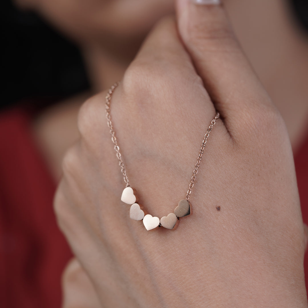 Bharati Rosette Gold Link Set GWN -28