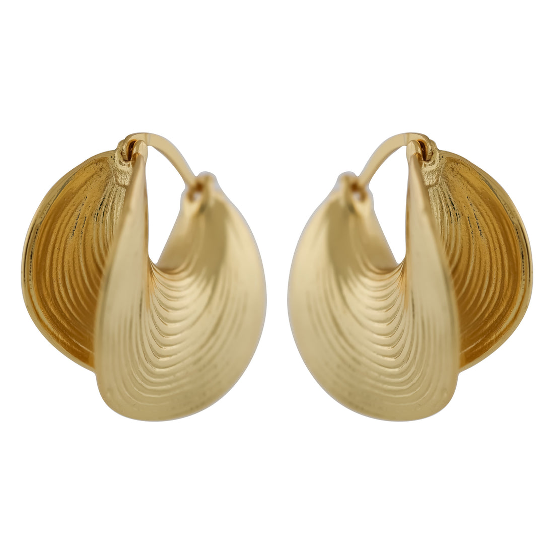 Waves Gold Rings Women Earring GWE -4