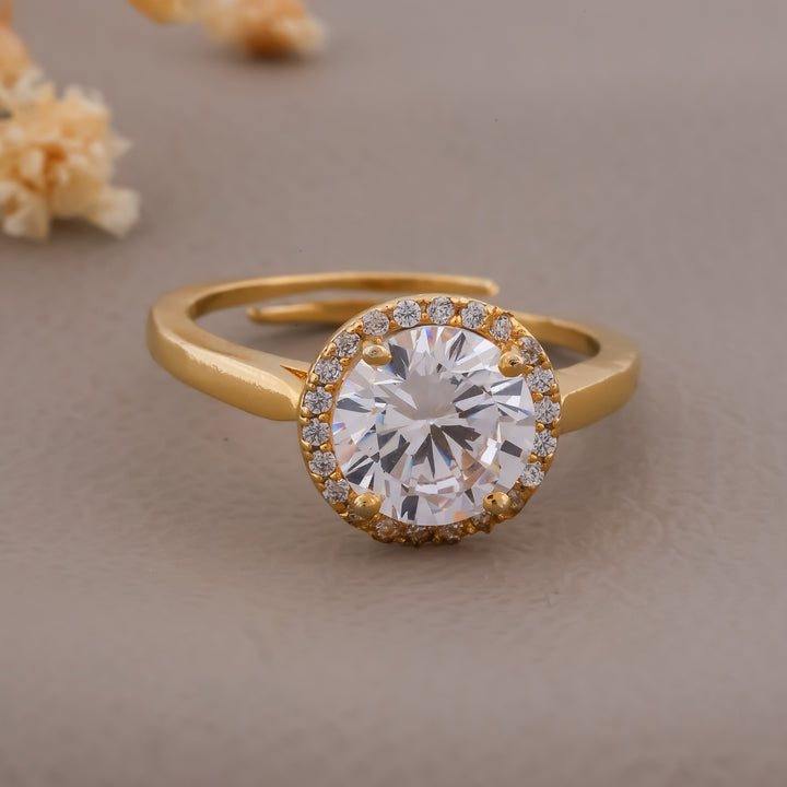 Halo Crystal Ring