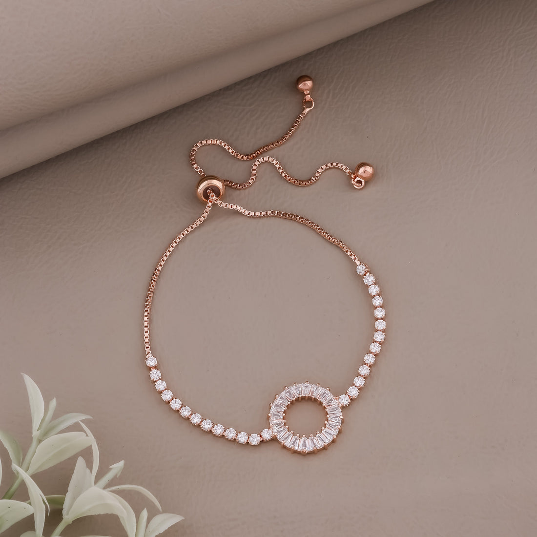 Circular Flexible Slider Bracele GWB -5