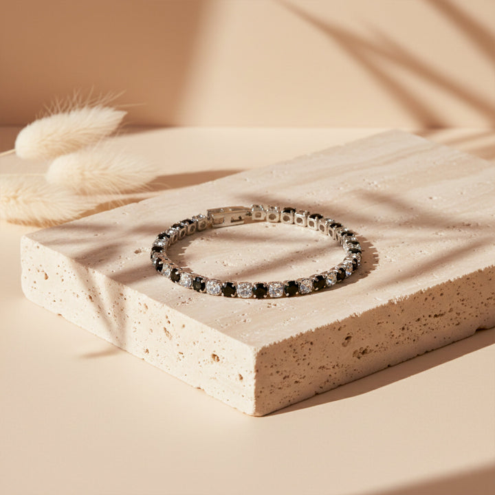 Black & Ivory Zirconia Stone Kangan GWB -119