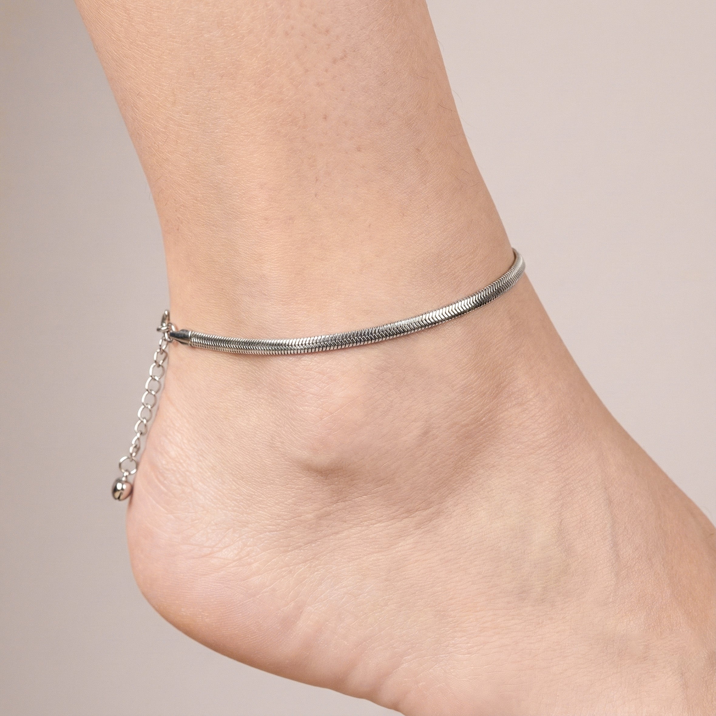 Silver Serpent Link Payal GWA -33