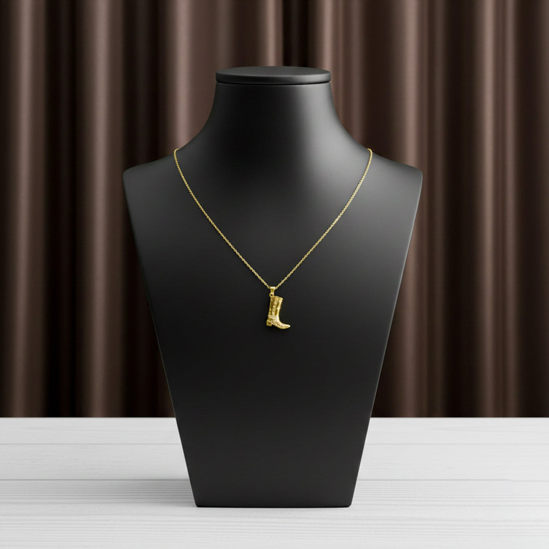Women Necklace Cowboy Boot Gold jewellery - Finora Jewels