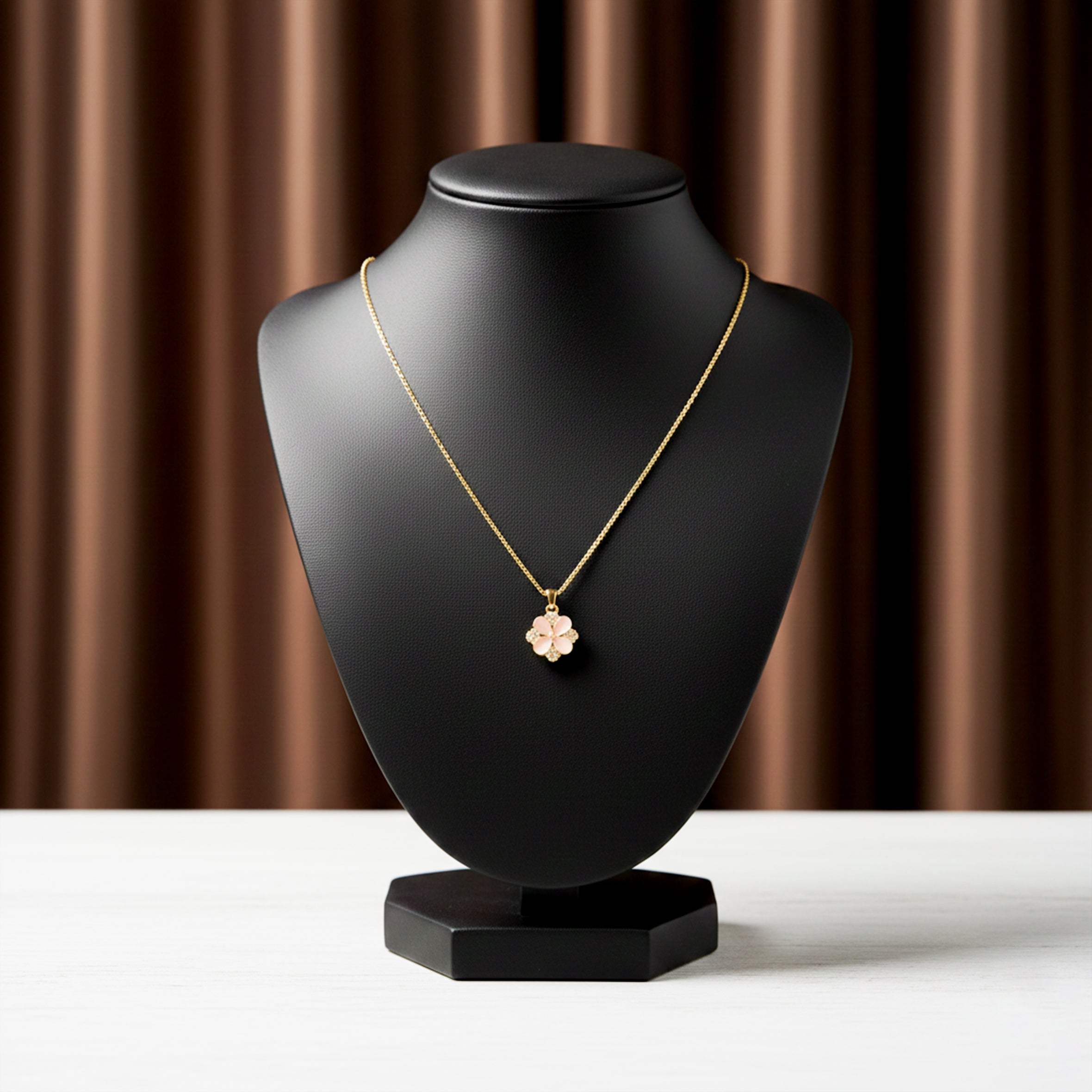 Petite Rosette Opal-Style Bloom Women Neckless GWN -76
