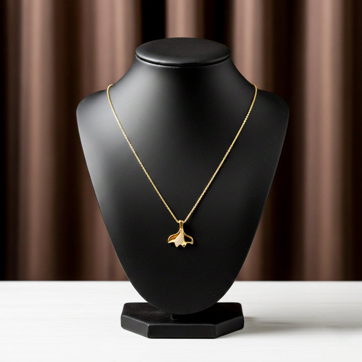 Dangling Art Deco Fan Fringe Women Neckless GWN -101