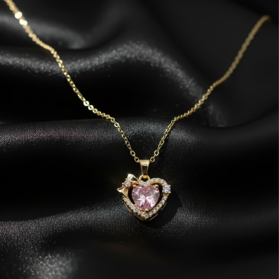 Rosette Love Cubic Zirconia Women Neckless GWN -79